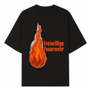 Freiwillige Feuerwehr Flame Design T-Shirt, Firefighter Pride Graphic Tee, Volunteer Fire Department Apparel - T-shirt 1757912456292.jpg