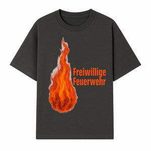 Freiwillige Feuerwehr Flame Design T-Shirt, Firefighter Pride Graphic Tee, Volunteer Fire Department Apparel - T-shirt 1757912456449.jpg