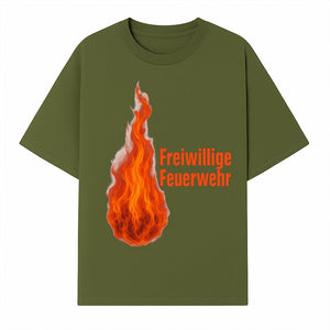 Freiwillige Feuerwehr Flame Design T-Shirt, Firefighter Pride Graphic Tee, Volunteer Fire Department Apparel - T-shirt 1757912456624.jpg