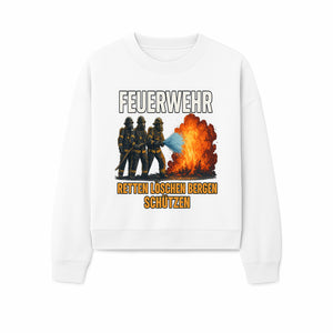 Firefighter Theme Wall Art - Retten, L schen, Bergen, Sch tzen Print for Firehouse Decor, Firefighter Gift, Rescue Heroes Artwork - Sweatshirt 1757912457182.jpg