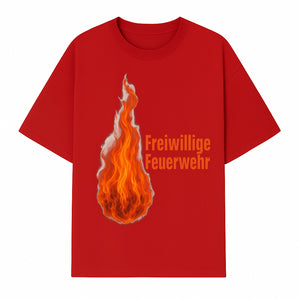 Freiwillige Feuerwehr Flame Design T-Shirt, Firefighter Pride Graphic Tee, Volunteer Fire Department Apparel - T-shirt 1757912457549.jpg