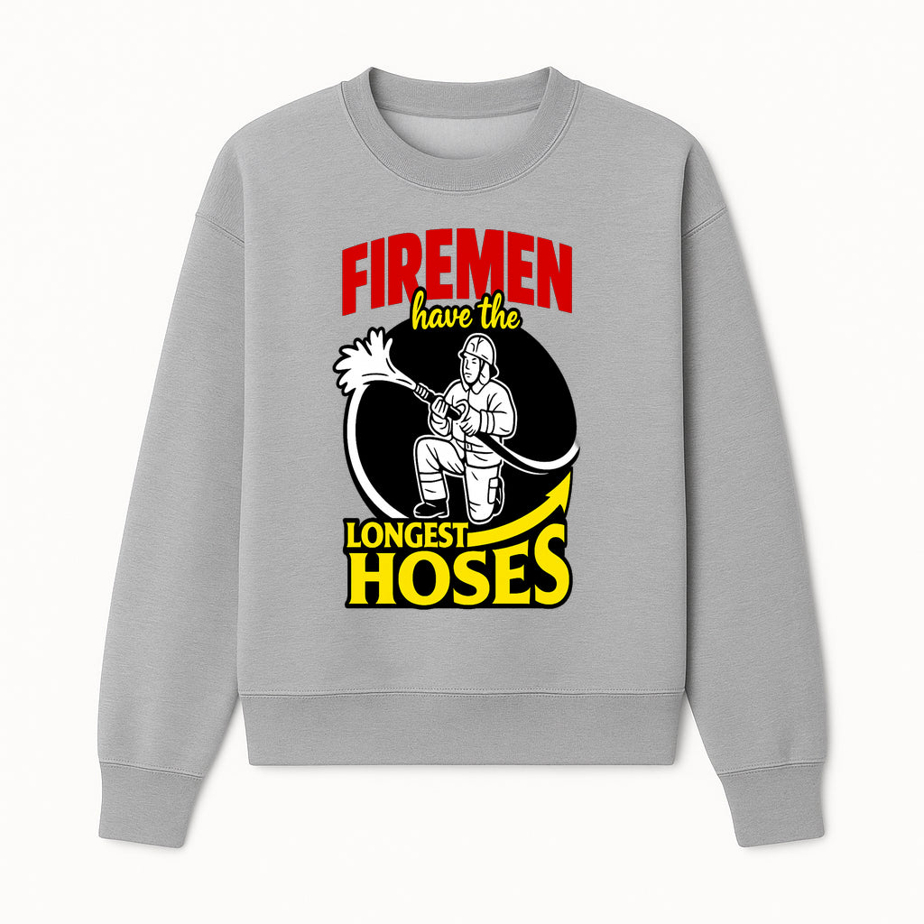 Firemen Have the Longest Hoses Funny Firefighter T-Shirt Gift for Firefighting Humor - Sweatshirt 1757912458151.jpg
