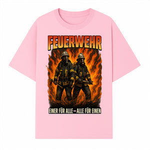 Firefighter Art Print - Feuerwehr Graphic, Heroic Firemen Design, One for All, All for One, Wall Decor, Firefighter Gift Idea - T-shirt 1757912458712.jpg
