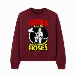 Firemen Have the Longest Hoses Funny Firefighter T-Shirt Gift for Firefighting Humor - Sweatshirt 1757912459291.jpg