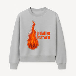 Freiwillige Feuerwehr Flame Design T-Shirt, Firefighter Pride Graphic Tee, Volunteer Fire Department Apparel - Sweatshirt 1757912459973.jpg