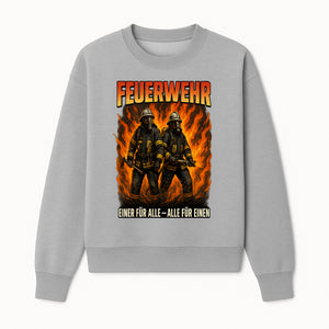 Firefighter Art Print - Feuerwehr Graphic, Heroic Firemen Design, One for All, All for One, Wall Decor, Firefighter Gift Idea - Sweatshirt 1757912460907.jpg
