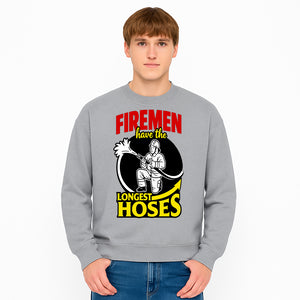 Firemen Have the Longest Hoses Funny Firefighter T-Shirt Gift for Firefighting Humor - Sweatshirt 1757912461105.jpg