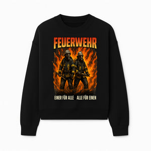 Firefighter Art Print - Feuerwehr Graphic, Heroic Firemen Design, One for All, All for One, Wall Decor, Firefighter Gift Idea - Sweatshirt 1757912461105.jpg