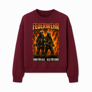 Firefighter Art Print - Feuerwehr Graphic, Heroic Firemen Design, One for All, All for One, Wall Decor, Firefighter Gift Idea - Sweatshirt 1757912462184.jpg