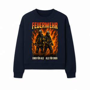 Firefighter Art Print - Feuerwehr Graphic, Heroic Firemen Design, One for All, All for One, Wall Decor, Firefighter Gift Idea - Sweatshirt 1757912462342.jpg