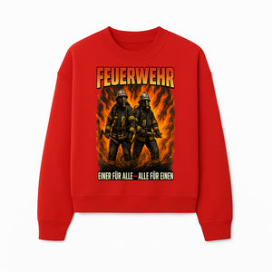 Firefighter Art Print - Feuerwehr Graphic, Heroic Firemen Design, One for All, All for One, Wall Decor, Firefighter Gift Idea - Sweatshirt 1757912462495.jpg