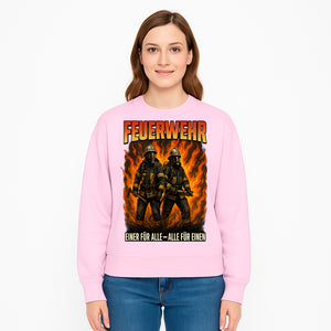 Firefighter Art Print - Feuerwehr Graphic, Heroic Firemen Design, One for All, All for One, Wall Decor, Firefighter Gift Idea - Sweatshirt 1757912464167.jpg
