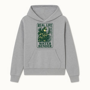 Real Life Water Bender Firefighter Graphic T-Shirt | Fireman Humor Gifts | Cute Firefighter Apparel | Funny Firefighting Design - Hoodie 1757912471528.jpg