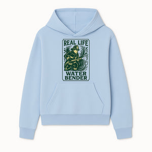 Real Life Water Bender Firefighter Graphic T-Shirt | Fireman Humor Gifts | Cute Firefighter Apparel | Funny Firefighting Design - Hoodie 1757912471703.jpg