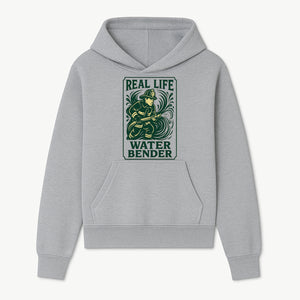 Real Life Water Bender Firefighter Graphic T-Shirt | Fireman Humor Gifts | Cute Firefighter Apparel | Funny Firefighting Design - Hoodie 1757912472744.jpg