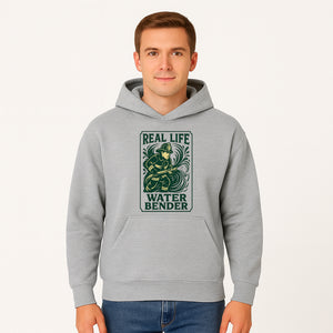 Real Life Water Bender Firefighter Graphic T-Shirt | Fireman Humor Gifts | Cute Firefighter Apparel | Funny Firefighting Design - Hoodie 1757912474121.jpg