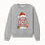 Firefighter Christmas Ornament with Santa Hat, Holiday Lights, & Candy Cane - Festive Decor for Firefighter Appreciation - Sweatshirt 1757914245512.jpg