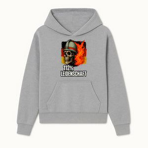 Firefighter Skull Graphic Tee - 112% Leidenschaft Germany Design - Firefighter Apparel for Passionate Heroes - Hoodie 1757914260251.jpg