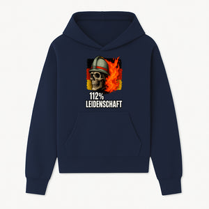 Firefighter Skull Graphic Tee - 112% Leidenschaft Germany Design - Firefighter Apparel for Passionate Heroes - Hoodie 1757914260909.jpg