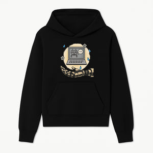 Robot Hand and Laptop Design - Tech-Inspired Art Print for AI Enthusiasts - Hoodie 1758004696666.jpg