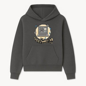 Robot Hand and Laptop Design - Tech-Inspired Art Print for AI Enthusiasts - Hoodie 1758004696822.jpg