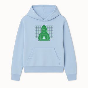 Cybersecurity Hacker Hoodie Design - Green Digital Illustration, Warning Alert, Tech Theme, Perfect for Tech Enthusiasts and Gamers - Hoodie 1758004702715.jpg