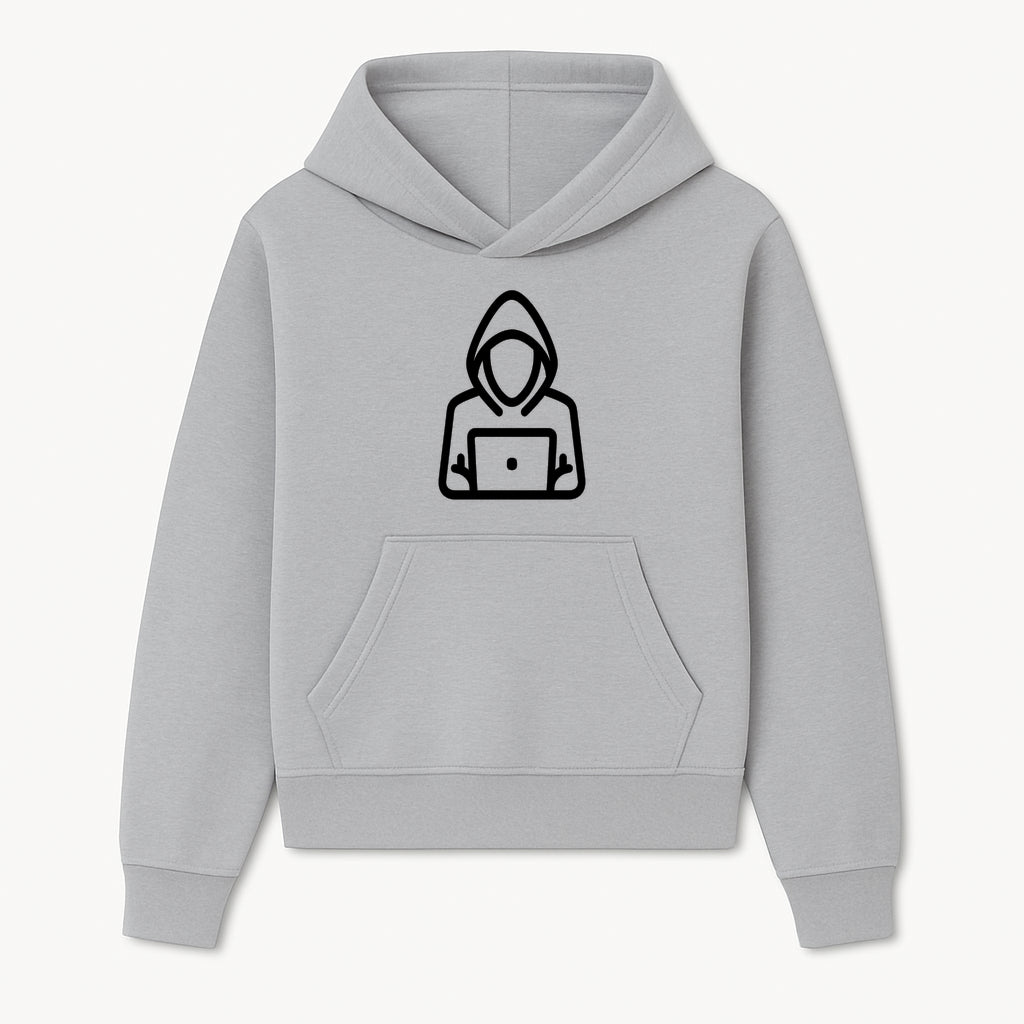 Hacker Laptop Graphic Tee | Cool Hoodie Design | Cybersecurity Humor Apparel for Tech Lovers - Hoodie 1758004703356.jpg