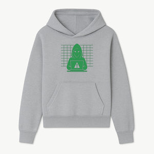 Cybersecurity Hacker Hoodie Design - Green Digital Illustration, Warning Alert, Tech Theme, Perfect for Tech Enthusiasts and Gamers - Hoodie 1758004703462.jpg
