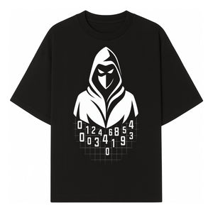 Hacker Hooded Mask Graphic Tee | Cybersecurity Theme | Tech Wear | Cool Gamer Shirt | Gift for Programmers & Tech Enthusiasts - T-shirt 1758004706410.jpg