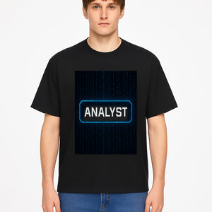 Digital Analyst Graphic Print - Tech Inspired Wall Art - Modern Cyber Theme Decor for Home or Office - T-shirt 1758004706841.jpg