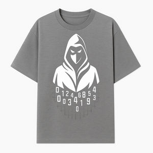 Hacker Hooded Mask Graphic Tee | Cybersecurity Theme | Tech Wear | Cool Gamer Shirt | Gift for Programmers & Tech Enthusiasts - T-shirt 1758004706859.jpg