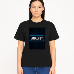 Digital Analyst Graphic Print - Tech Inspired Wall Art - Modern Cyber Theme Decor for Home or Office - T-shirt 1758004707005.jpg
