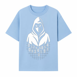 Hacker Hooded Mask Graphic Tee | Cybersecurity Theme | Tech Wear | Cool Gamer Shirt | Gift for Programmers & Tech Enthusiasts - T-shirt 1758004707020.jpg