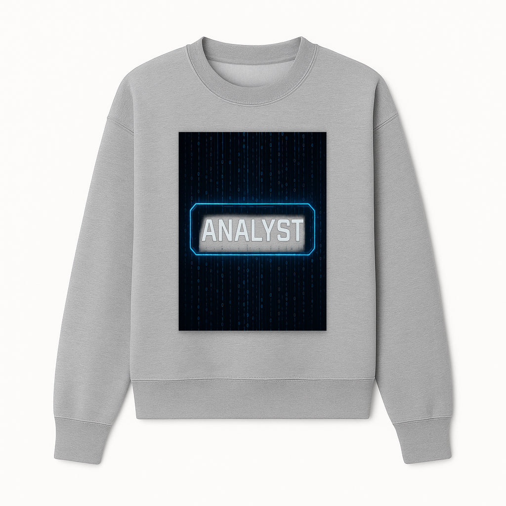 Digital Analyst Graphic Print - Tech Inspired Wall Art - Modern Cyber Theme Decor for Home or Office - Sweatshirt 1758004707169.jpg