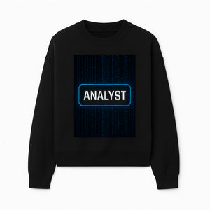 Digital Analyst Graphic Print - Tech Inspired Wall Art - Modern Cyber Theme Decor for Home or Office - Sweatshirt 1758004707372.jpg