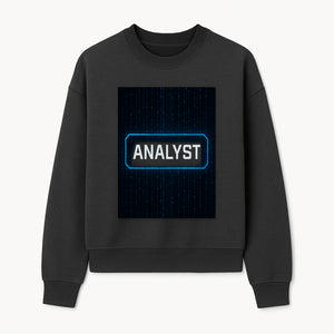 Digital Analyst Graphic Print - Tech Inspired Wall Art - Modern Cyber Theme Decor for Home or Office - Sweatshirt 1758004707521.jpg
