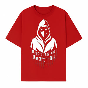 Hacker Hooded Mask Graphic Tee | Cybersecurity Theme | Tech Wear | Cool Gamer Shirt | Gift for Programmers & Tech Enthusiasts - T-shirt 1758004707684.jpg