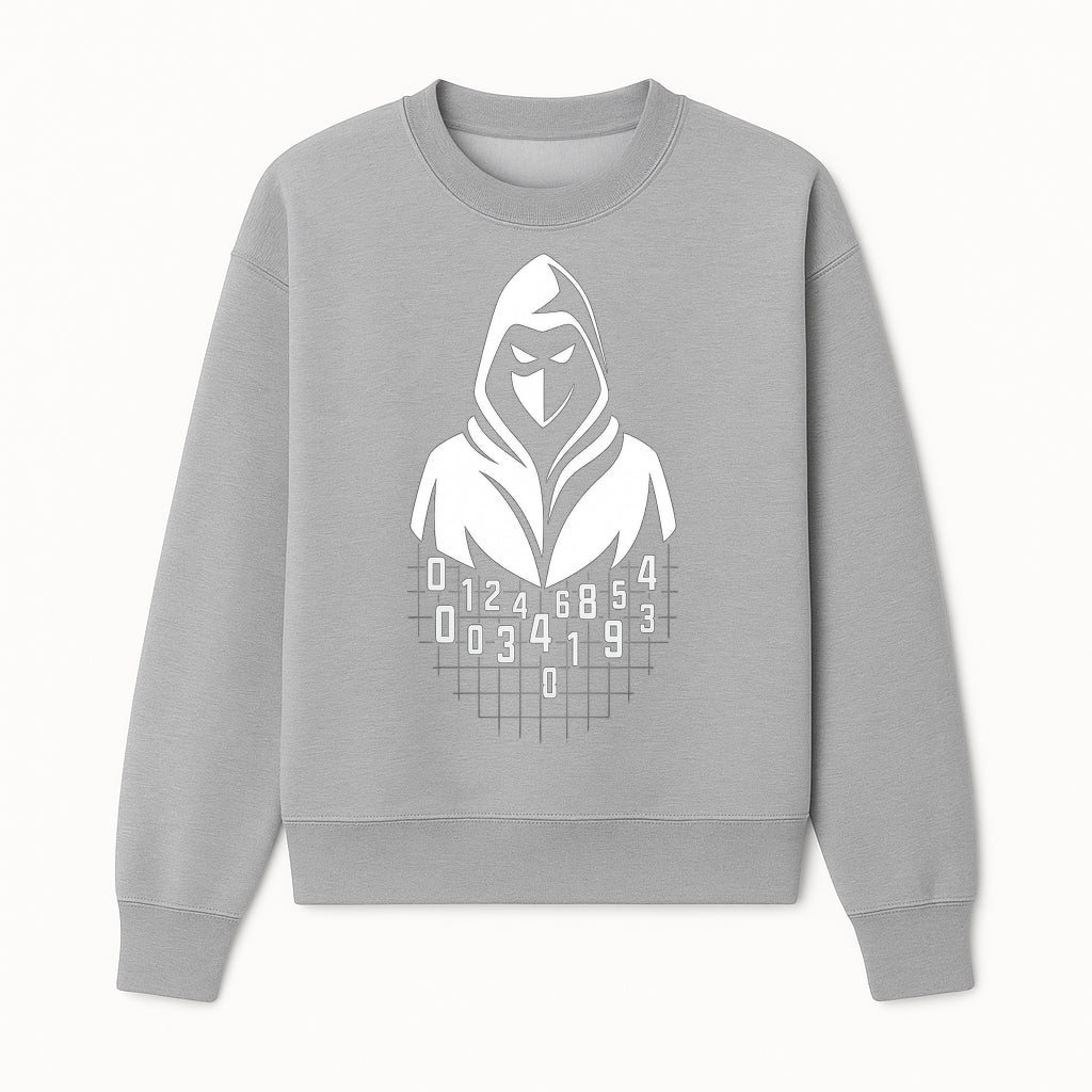 Hacker Hooded Mask Graphic Tee | Cybersecurity Theme | Tech Wear | Cool Gamer Shirt | Gift for Programmers & Tech Enthusiasts - Sweatshirt 1758004709459.jpg