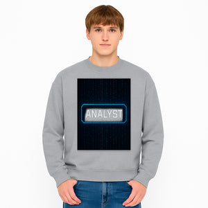 Digital Analyst Graphic Print - Tech Inspired Wall Art - Modern Cyber Theme Decor for Home or Office - Sweatshirt 1758004710100.jpg
