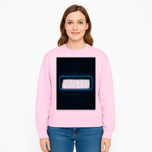 Digital Analyst Graphic Print - Tech Inspired Wall Art - Modern Cyber Theme Decor for Home or Office - Sweatshirt 1758004710253.jpg