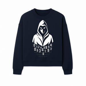 Hacker Hooded Mask Graphic Tee | Cybersecurity Theme | Tech Wear | Cool Gamer Shirt | Gift for Programmers & Tech Enthusiasts - Sweatshirt 1758004710903.jpg