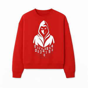 Hacker Hooded Mask Graphic Tee | Cybersecurity Theme | Tech Wear | Cool Gamer Shirt | Gift for Programmers & Tech Enthusiasts - Sweatshirt 1758004711045.jpg