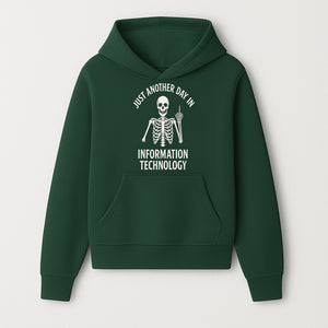 Funny Skeleton IT Shirt - Just Another Day in Information Technology Graphic Tee for Tech Lovers, Programmers, and Geeks - Hoodie 1758004711789.jpg