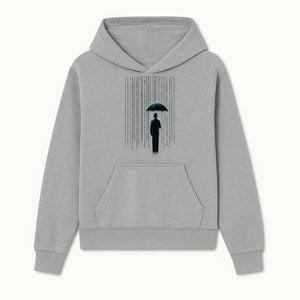 Digital Rain Umbrella Art Print - Retro Sci-Fi Illustrations for Home Decor, Wall Art, and Tech Enthusiasts - Hoodie 1758004712435.jpg