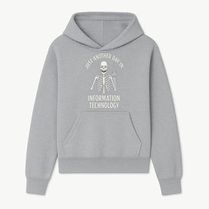 Funny Skeleton IT Shirt - Just Another Day in Information Technology Graphic Tee for Tech Lovers, Programmers, and Geeks - Hoodie 1758004712893.jpg