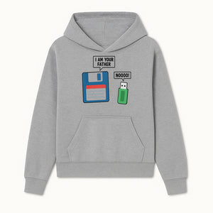 Funny Retro Dad Joke Tee - Floppy Disk USB I Am Your Father Graphic T-Shirt for Geeky Humor Lovers - Hoodie 1758004712923.jpg