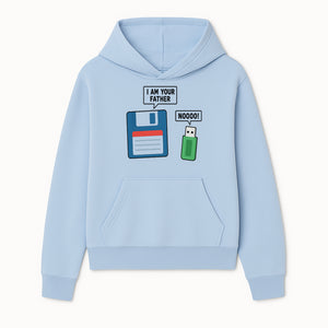 Funny Retro Dad Joke Tee - Floppy Disk USB I Am Your Father Graphic T-Shirt for Geeky Humor Lovers - Hoodie 1758004713062.jpg