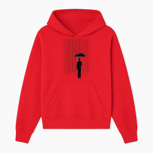 Digital Rain Umbrella Art Print - Retro Sci-Fi Illustrations for Home Decor, Wall Art, and Tech Enthusiasts - Hoodie 1758004713221.jpg