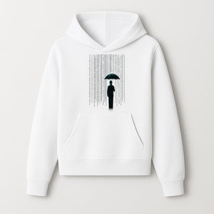 Digital Rain Umbrella Art Print - Retro Sci-Fi Illustrations for Home Decor, Wall Art, and Tech Enthusiasts - Hoodie 1758004713506.jpg