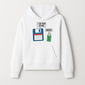 Funny Retro Dad Joke Tee - Floppy Disk USB I Am Your Father Graphic T-Shirt for Geeky Humor Lovers - Hoodie 1758004714039.jpg